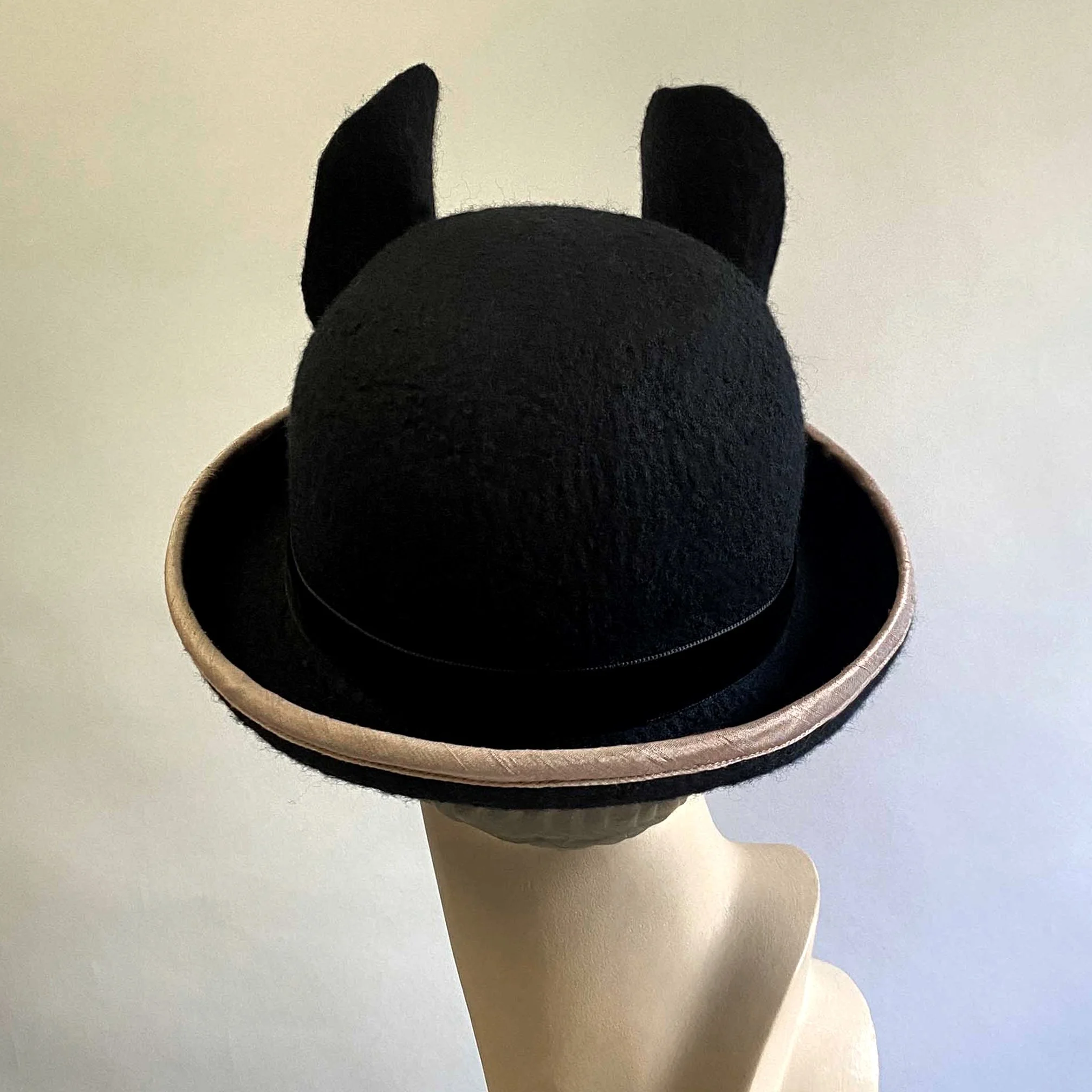 Unisex bunny bowler hat — Miss Fitt & Co. ~ Moss Fête